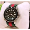 946904b240ad801e2028f9e12c2273f2-457910 Gucci Dive Black Dial Two Tone NATO Strap Watch For Men - YA136206