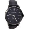 95525132_max-139762 Burberry The Classic Round Horseferry Black Dial Black Leather Strap Watch for Men - BU10010