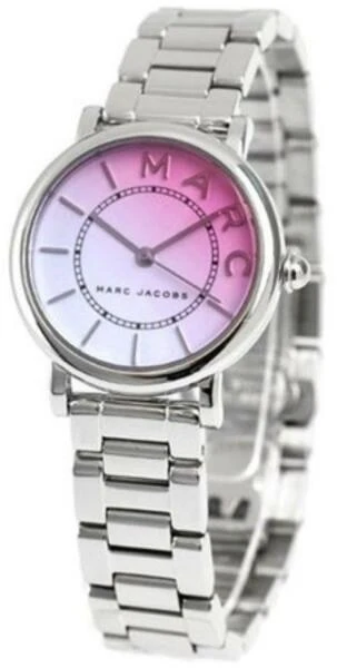 975802602.marc-jacobs-mj3554 Marc Jacobs Roxy Pink Dial Silver Steel Strap Watch for Women - MJ3554