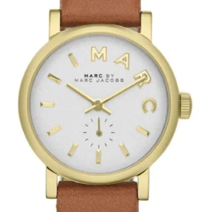 99967027_v_1423927112__48911_zoom-489970_9e1c9d99-3743-436a-8868-420a7bed30cf Marc Jacobs Baker White Dial Brown Leather Strap Watch for Women - MBM1317