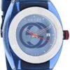 Gucci Sync XXL Quartz Blue Dial Blue Rubber Strap Watch For Men - YA137104