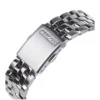 Citizen Eco Drive Chronograph Black Dial Silver Steel Strap Watch For Men - AT2140-55E