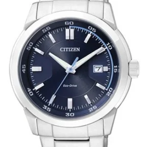 BM7140-54L_L-371231 Citizen Eco Drive Blue Dial Silver Stainless Steel Watch For Men - BM7140-54L