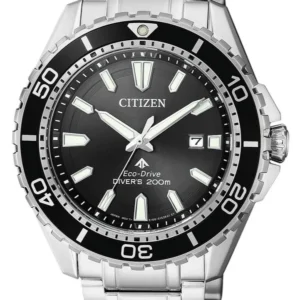 BN0190-82E_ba3d2bc8-07cd-4dd8-b61a-07589728d482 Citizen Promaster Diver Chronograph Black Dial Silver Steel Strap Watch For Men - BN0190-82E