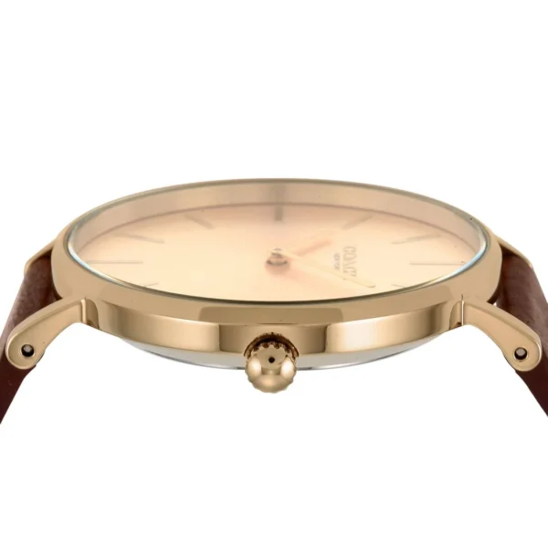 CO078DW00731_4_l Coach Perry Gold Dial Brown Leather Strap Watch for Women - 14503331