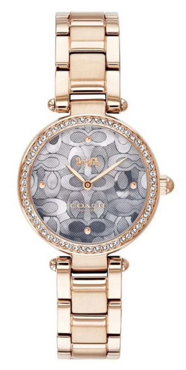 CO14503226.G_831c5241-03c7-44d5-96ae-83280f958495 Coach Park Crystal Dial Rose Gold Steel Strap Watch for Women - 14503226