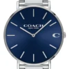 CO14602429.G_b0b69309-04c3-439e-bb35-74b6ea82178a Coach Charles Blue Dial Silver Steel Strap Watch for Men - 14602429