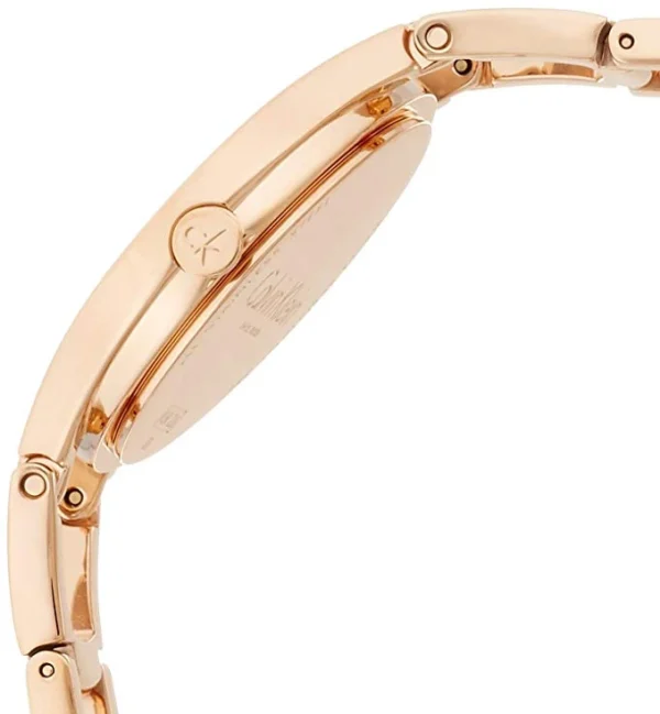 Calvin-Klein-Reloj-Analogico-para-Mujer-de-Cuarzo-con-Correa-en-Acero-Inoxidable-K6R2362K-1 Calvin Klein Class Brown Dial Rose Gold Steel Strap Watch for Women - K6R2362K