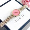 DONG-HO-GUCCI-YA1265030 Gucci G Timeless Quartz Pink Dial Two Tone Steel Strap Watch For Women - YA1265030