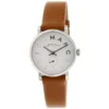 D_NQ_NP_832701-MCO29853174093_042019-O-212854 Marc Jacobs Baker White Dial Brown Leather Strap Watch for Women - MBM1270