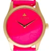 Gucci G Timeless Quartz Pink Dial Pink Leather Strap Watch For Women - YA1264115