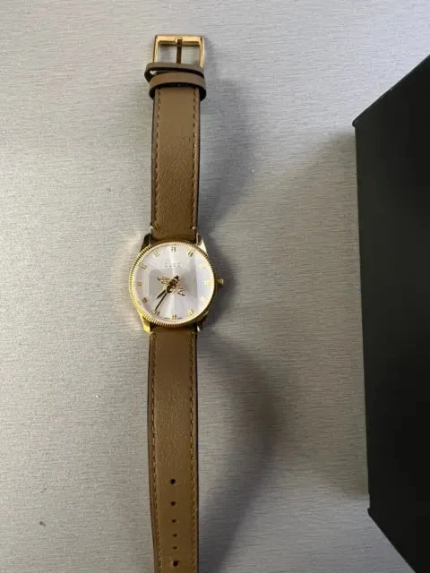 GUCCI-G-Timeless-Quartz-Champagne-Dial-Ladies-Watch-YA1265022_8f036b74-4638-4d24-a872-98e6e1b41f3f Gucci G Timeless Quartz Silver Dial Brown Leather Strap Watch For Women - YA1265022