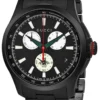Gucci G-Timeless Chronograph Black Dial Black Steel Strap Watch For Men - YA126268