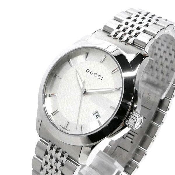 GUCCIGuccimensG-TIMELESS38mmSilver...-915760 Gucci G Timeless Silver Dial Silver Steel Strap Watch For Men - YA126401