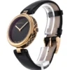 Gucci-Diamantissima-YA141401-157647-3-200128-095750 Gucci Diamantissima Quartz Black Dial Black Leather Strap Watch for Women - YA141401