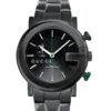 Gucci G Chrono Black Dial Black Steel Strap Watch For Men - YA101331