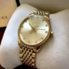 Gucci G Timeless Quartz Silver Dial Gold Steel Strap Watch For Women - YA1264155