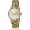 Gucci G Timeless Quartz Silver Dial Gold Steel Strap Watch For Women - YA1264155