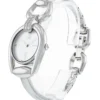 Gucci-Horsebit-YA139504-135651-3-190417-102556 Gucci Horsebit Collection Diamonds Mother of Pearl White Dial Silver Steel Strap Watch For Women - YA139504