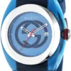Gucci Sync XXL Quartz Blue Dial Blue Rubber Strap Watch For Men - YA137104