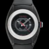 Gucci-Sync-YA137301_4 Gucci Sync Quartz Black Dial Black Rubber Strap Watch For Men - YA137301