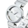 GucciSilverStainlessSteel..._1-924311_f0f3b115-ce41-47aa-ae94-091d3a5a4a18 Gucci G Interlocking Silver Dial Silver Steel Strap Watch For Women - YA133503