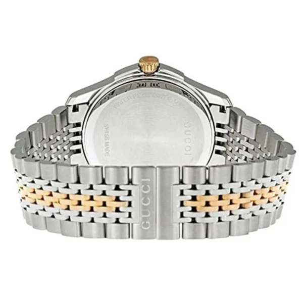 GucciWatch-YA126410-LifeStyle_2d680590-3e4e-42de-ad24-8bbd14c67c50-695776 Gucci G Timeless Black Dial Two Tone Steel Strap Watch For Men - YA126410