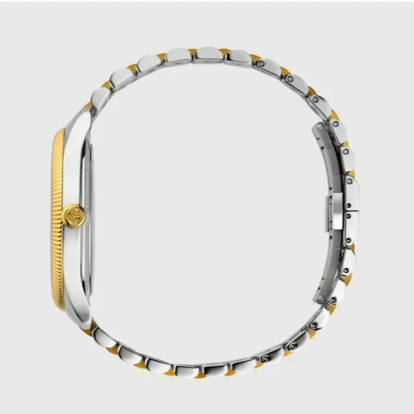 GucciYA126356G-TimelessAutomatic..._350x_2x_1024x1024_534f1d65-057e-419b-9148-74048ff3ae8e Gucci G Timeless Automatic White Dial Two Tone Steel Strap Watch for Men - YA126356