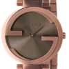 Gucci_Group_Watch_YA133317_Lexor_Miami Gucci Interlocking G Quartz Brown Dial Brown Steel Strap Watch for Women - YA133317