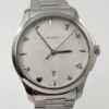 Gucci G Timeless Silver Dial Silver Steel Strap Watch For Women - YA1264028