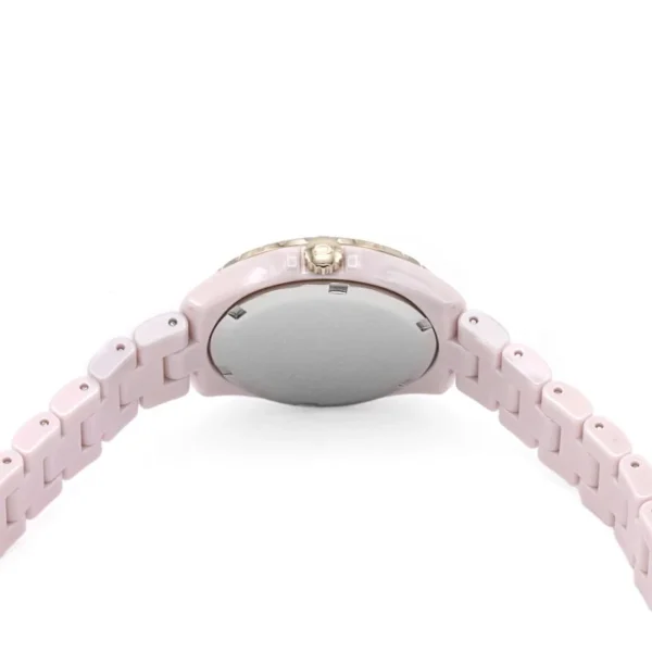 Coach Preston Pink Dial Pink Steel Strap Watch for Women - 14503463