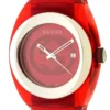 IMG_0906_juo858B_2a141f92-d4d3-475b-8769-961e5d6c3d13 Gucci Sync XXL Quartz Red Dial Red Rubber Strap Unisex Watch - YA137103