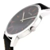 K2G211C1_1 Calvin Klein City Black Dial Black Leather Strap Watch for Men - K2G211C1