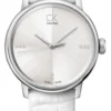 K2Y2Y1KW_FXA_e319ae7f-d409-4046-8ee0-1ad71bc23f8d Calvin Klein Accent Silver Dial White Leather Strap Watch for Women - K2Y2Y1KW