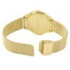 K3M21526-4 Calvin Klein Minimal White Dial Gold Mesh Bracelet Watch for Men - K3M21526
