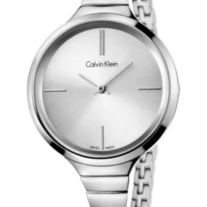 K4U23126 Calvin Klein Lively Silver Dial Silver Steel Strap Watch for Women - K4U23126