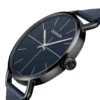 K7B214VN_SIDE Calvin Klein Even Blue Dial Blue Leather Strap Watch for Men - K7B214VN