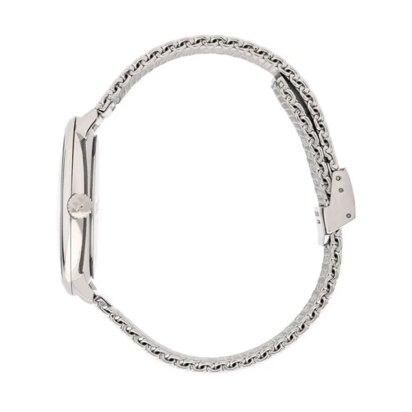 K8M21121_SIDE_c133fa40-6907-4076-9e2d-ceb4ae3ccab2 Calvin Klein High Noon Black Dial Silver Mesh Bracelet Watch for Men - K8M21121