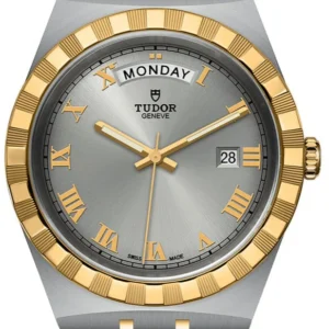 Tudor Royal Automatic Silver Dial Two Tone Steel Strap Watch for Men - M28603-0001