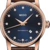 M76003658_Front_600x600_67882d5a-472d-4708-9a9e-784486f2e781 Mido Baroncelli Automatic Midnight Blue Dial Brown Leather Strap Watch For Women - M7600.3.65.8