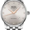 Mido Baroncelli III Automatic Silver Dial Silver Steel Strap Watch For Men - M8600.4.67.1