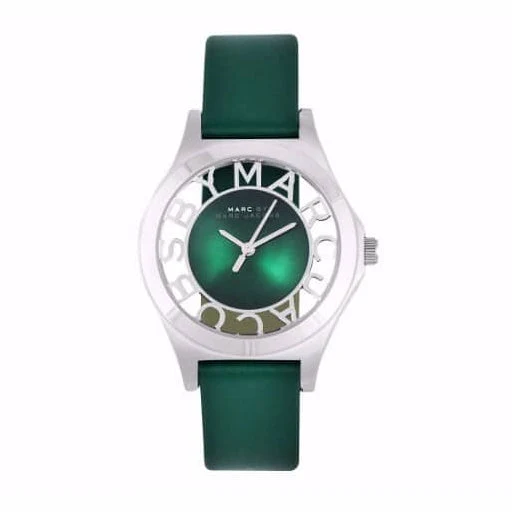 MARC-JACOBS-Women-Round-Leather-Stainless-Steel-Analog-Quartz-Watch-MBM1336-front_8fb763bb-5001-4067-8954-60886a404894 Marc Jacobs Henry Skeleton Green Dial Green Leather Strap Watch for Women - MBM1336