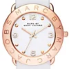 MBM1180-1 Marc Jacobs Amy White Dial White Leather Strap Watch for Women - MBM1180