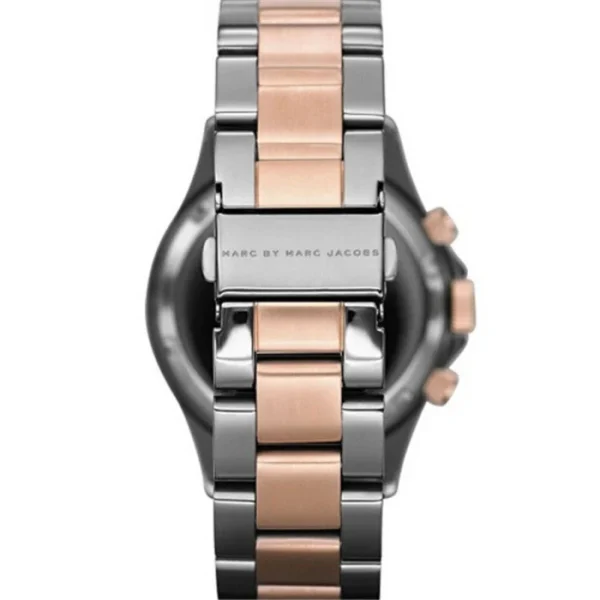 MBM3157 Marc Jacobs Marc Chronograph Grey Dial Two Tone Steel Strap Watch for Men - MBM3157