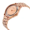 MBM3414_2 Marc Jacobs Tether Transparent Rose Gold Dial Rose Gold Steel Strap Watch for Women - MBM3414