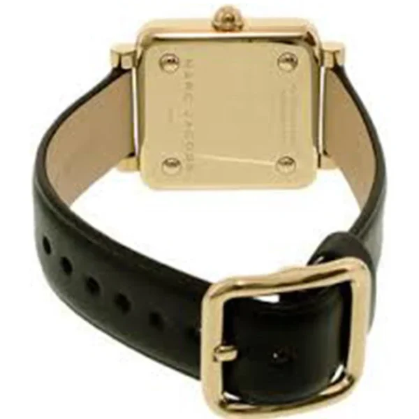 MJ1437_1_b06c2c70-341b-4165-b23f-75df23a4e79f Marc Jacobs Vic Silver Dial Black Leather Strap Watch for Women - MJ1437