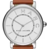 MJ1571 Marc Jacobs Roxy White Dial Brown Leather Strap Watch for Women - MJ1571