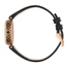 Gucci Diamantissima Quartz Black Dial Black Leather Strap Watch for Women - YA141501