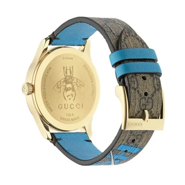 MONACO-Gucci-Timepieces-G-Timeless-YA1264167_001 Gucci G Timeless Disney Donald Duck Brown Dial Brown Leather Strap Watch For Women - YA1264167