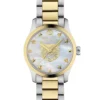 MONACO-Gucci-Timepieces-G-Timeless-YA1265012_002 Gucci G Timeless Quartz Mother of Pearl Dial Two Tone Steel Strap Watch For Women - YA1265012